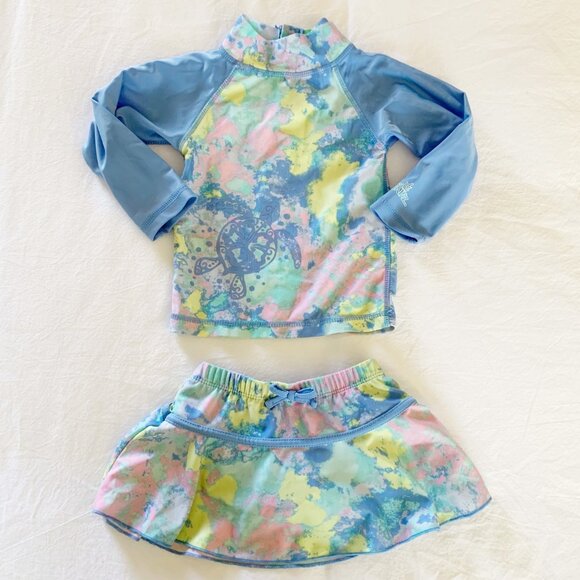 UV Skinz Rash Guard Swimsuit • 2T - Picture 1 of 4